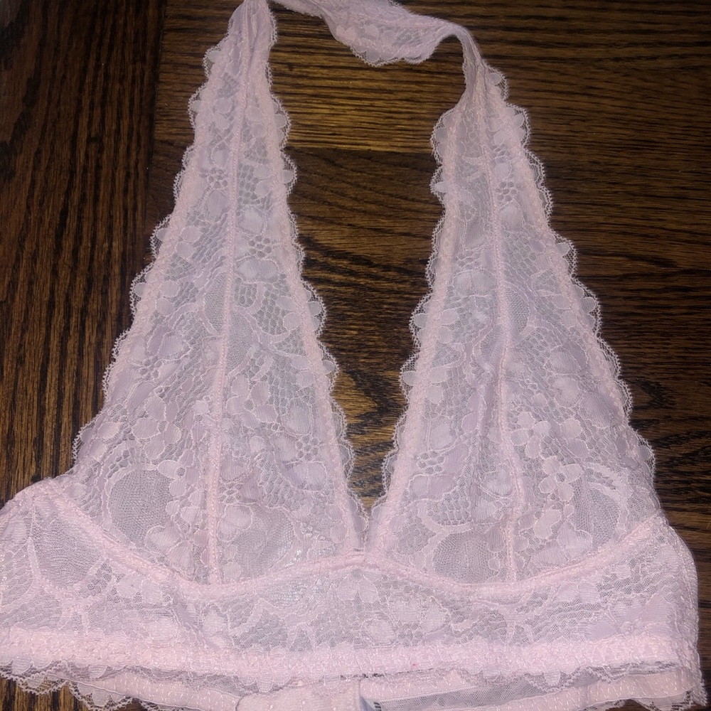 Free people Galloon Lace Halter bra
